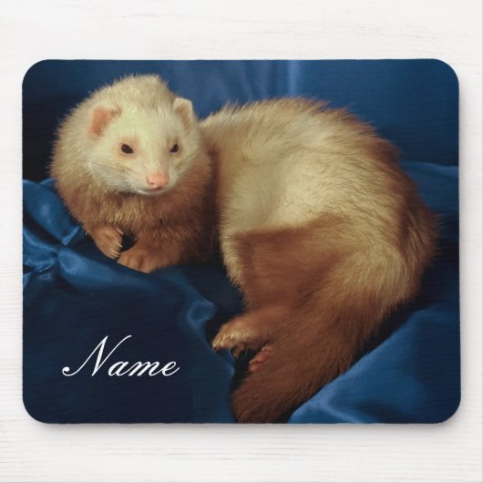 Gepersonaliseerde Pet Ferret Muismat (Voorkant)