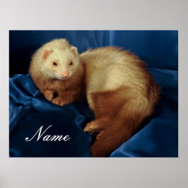 Gepersonaliseerde Pet Ferret Poster