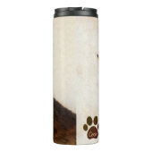 Gepersonaliseerde Pet Foto Kitten Kat Hond Sjabloo Thermosbeker (Achterkant)