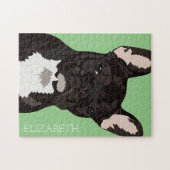 Gepersonaliseerde Pet French Bulldog Legpuzzel (Horizontaal)