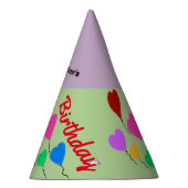 Gepersonaliseerde Pet-hartballonnen Feesthoedjes (Rechts)