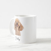 Gepersonaliseerde Pet Hond Mama Kat Papa Nieuw Hon Koffiemok (Voorkant links)