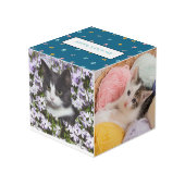 Gepersonaliseerde Pet Keepsake voor katten of hond Kubus (Achter hoekig)