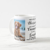 Gepersonaliseerde Pet Loss Keepsake Dog Memorial F Koffiemok (Voorkant links)