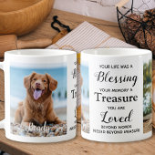 Gepersonaliseerde Pet Loss Keepsake Dog Memorial F Koffiemok