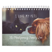 Gepersonaliseerde Pet Lovers 2026 Foto Kalender (Hoes)