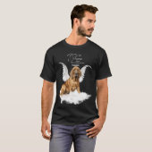 Gepersonaliseerde Pet Memorial Bloedhond Hond T-shirt (Voorkant volledig)