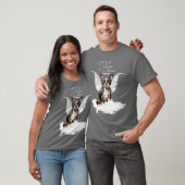 Gepersonaliseerde Pet Memorial Boston Terrier Dog T-shirt (Unisex)