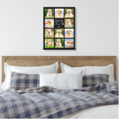 Gepersonaliseerde Pet Memorial Gift Pet Loss Keepo Canvas Afdruk (Insitu (Slaapkamer))