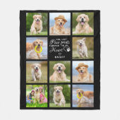 Gepersonaliseerde Pet Memorial Gift Pet Loss Keepo Fleece Deken (Voorkant)