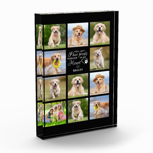 Gepersonaliseerde Pet Memorial Gift Pet Loss Keepo Fotoblokken (Links)