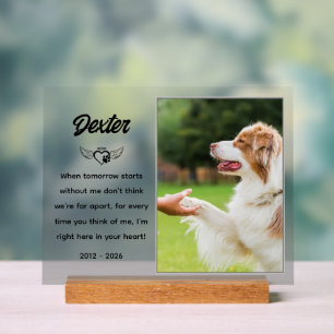 Gepersonaliseerde Pet Memorial Plaque Acryl Bord
