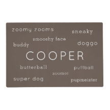 Gepersonaliseerde Pet Naam Nickname Reversible Bro
