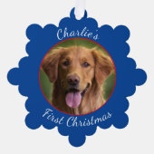 Gepersonaliseerde Pet Paper Snowflake Ornament (Voorkant)