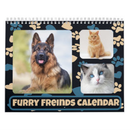 Gepersonaliseerde Pet Photo Calendar Kalender