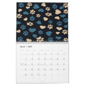 Gepersonaliseerde Pet Photo Calendar Kalender (Mar 2027)