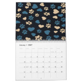 Gepersonaliseerde Pet Photo Calendar Kalender (Jan 2027)