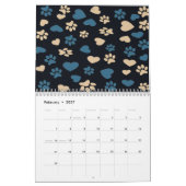 Gepersonaliseerde Pet Photo Calendar Kalender (Feb 2027)