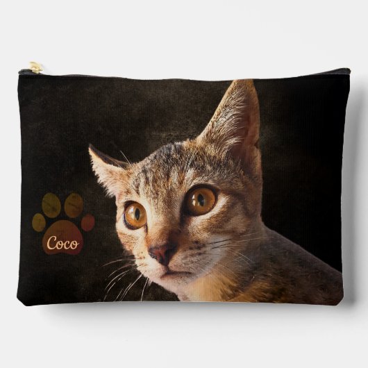 Gepersonaliseerde Pet Photo Cat Dog Keepsake Sjabl Etui (Voorkant)