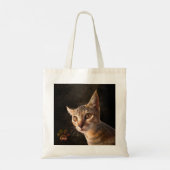 Gepersonaliseerde Pet Photo Cat Dog Keepsake Sjabl Tote Bag (Achterkant)