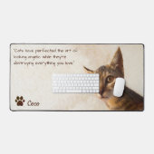 Gepersonaliseerde Pet Photo Cat Hondenliefhebber S Bureaumat (Keyboard & Muis)