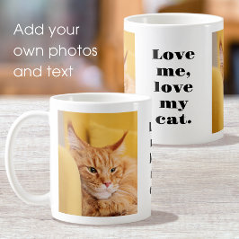 Gepersonaliseerde Pet Photo Cat Kat Lover Koffiemok