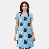 Gepersonaliseerde Pet Photo Hondenliefhebber Insta Schort (Gedragen)