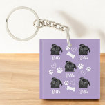 Gepersonaliseerde Pet Photo Hondenliefhebber Insta Sleutelhanger<br><div class="desc">Deze "Gepersonaliseerde Pet Photo Hondenliefhebber Instagram Sleutelhanger" is de perfecte accessoire voor dierenliefhebbers. Laat je liefde voor je harige vriend zien door een favoriete foto te uploaden, ingelijst in een Instagram-stijl ontwerp. Deze compacte en stijlvolle sleutelhanger stelt u in staat om overal een gekoesterde herinnering mee te nemen. Personaliseer het...</div>