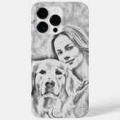 Gepersonaliseerde Pet Photo Hondenliefhebber potlo Case-Mate iPhone Case (Achterkant)