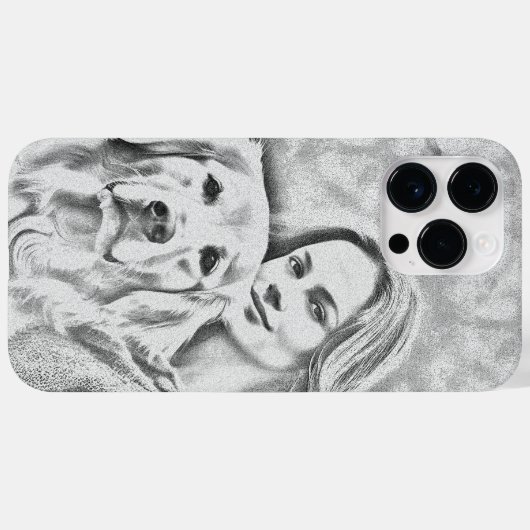 Gepersonaliseerde Pet Photo Hondenliefhebber potlo Case-Mate iPhone Case (Achterkant (horizontaal))