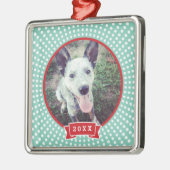 Gepersonaliseerde Pet Photo Keepsake Ornament (Links)