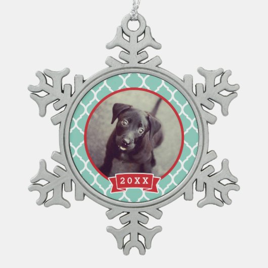 Gepersonaliseerde Pet Photo Keepsake Ornament (Voorkant)