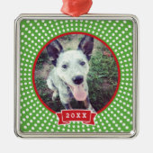 Gepersonaliseerde Pet Photo Keepsake Ornament (Voorkant)
