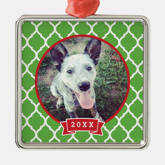 Gepersonaliseerde Pet Photo Keepsake Ornament (Voorkant)