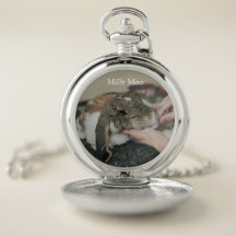 Gepersonaliseerde PET Photo Pocket Watch