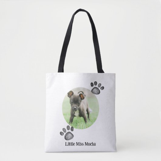 Gepersonaliseerde Pet Photo Tas Gift (Voorkant)