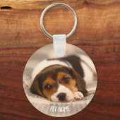 Gepersonaliseerde Pet Sleutelhanger – Aangepaste f (Achterkant)