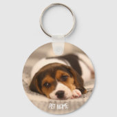Gepersonaliseerde Pet Sleutelhanger – Aangepaste f (Achterkant)