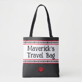 Gepersonaliseerde Pet Travel Tote Bag (Voorkant)