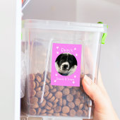 Gepersonaliseerde Pet Treat Jar Voedselcontainer Etiket