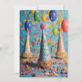 Gepersonaliseerde Pet Verjaardag Uitnodiging Custo (Achterkant)