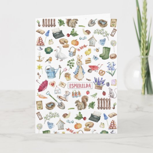 gepersonaliseerde peter de konijn (Voorkant)