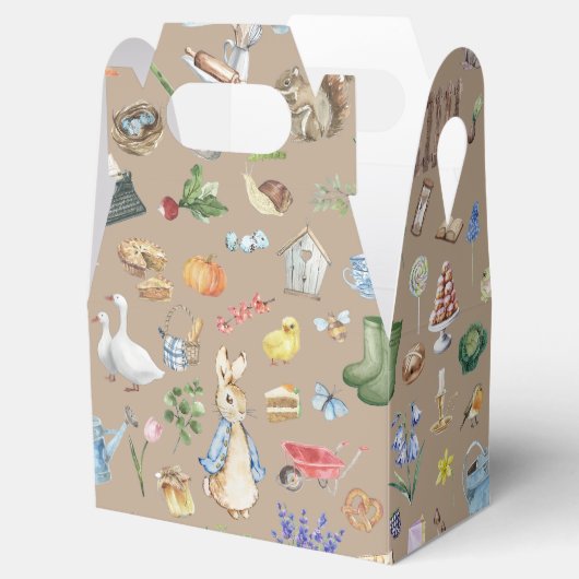 Gepersonaliseerde Peter het konijn Bedankdoosjes (Geopend)