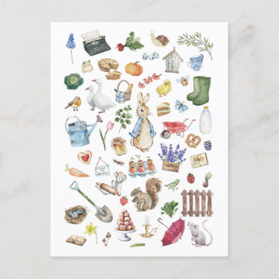 Gepersonaliseerde Peter het konijn Briefkaart