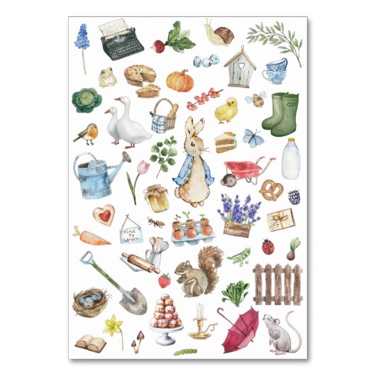 Gepersonaliseerde Peter het konijn Kaart (Voorkant)