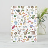 Gepersonaliseerde Peter het konijn Kaart (Staand voorkant)