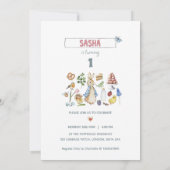 Gepersonaliseerde Peter het konijn Kaart (Achterkant)