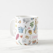 Gepersonaliseerde Peter het Konijn Koffiemok (Voorkant links)