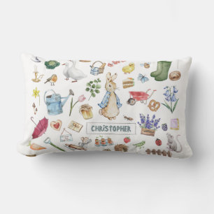 Gepersonaliseerde Peter het konijn Kussen