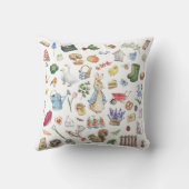 Gepersonaliseerde Peter het konijn Kussen (Achterkant)